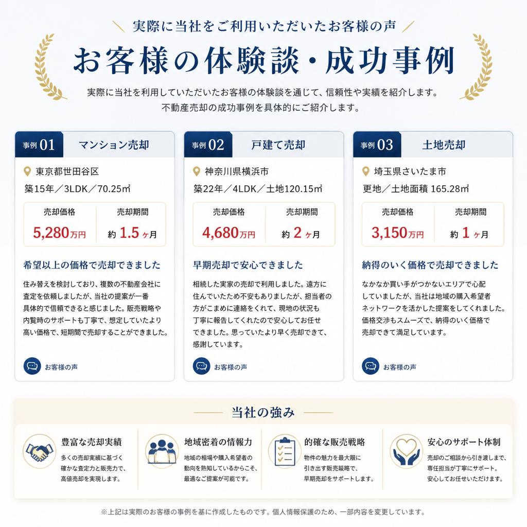 お客様の声と成功事例