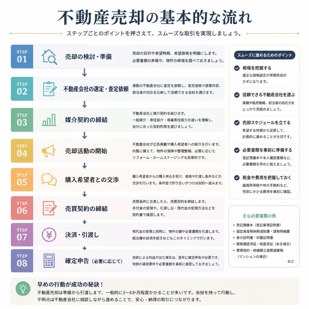 不動産売却の流れ