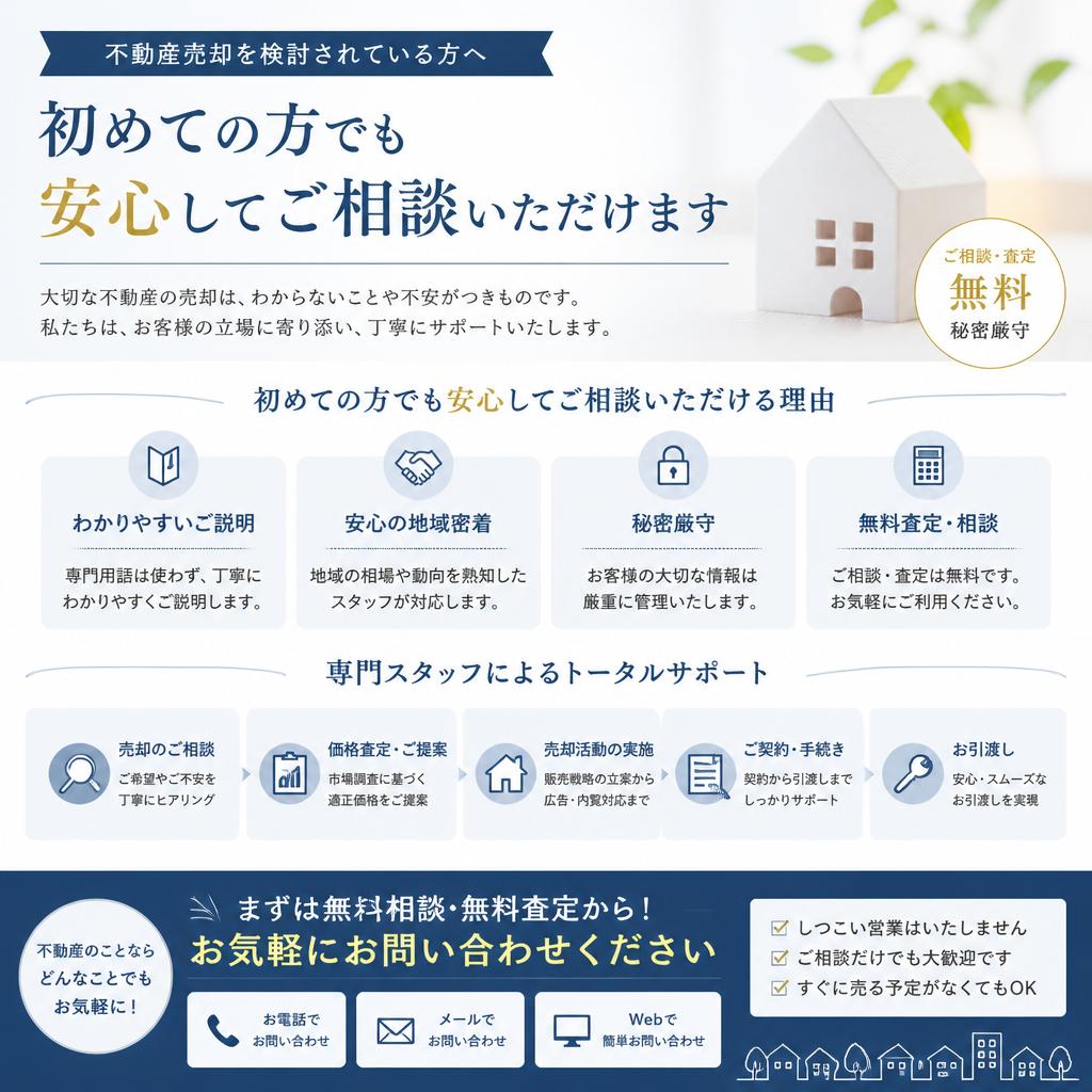 まずはお気軽にご相談を！