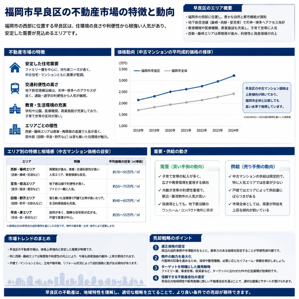 早良区の不動産市場動向