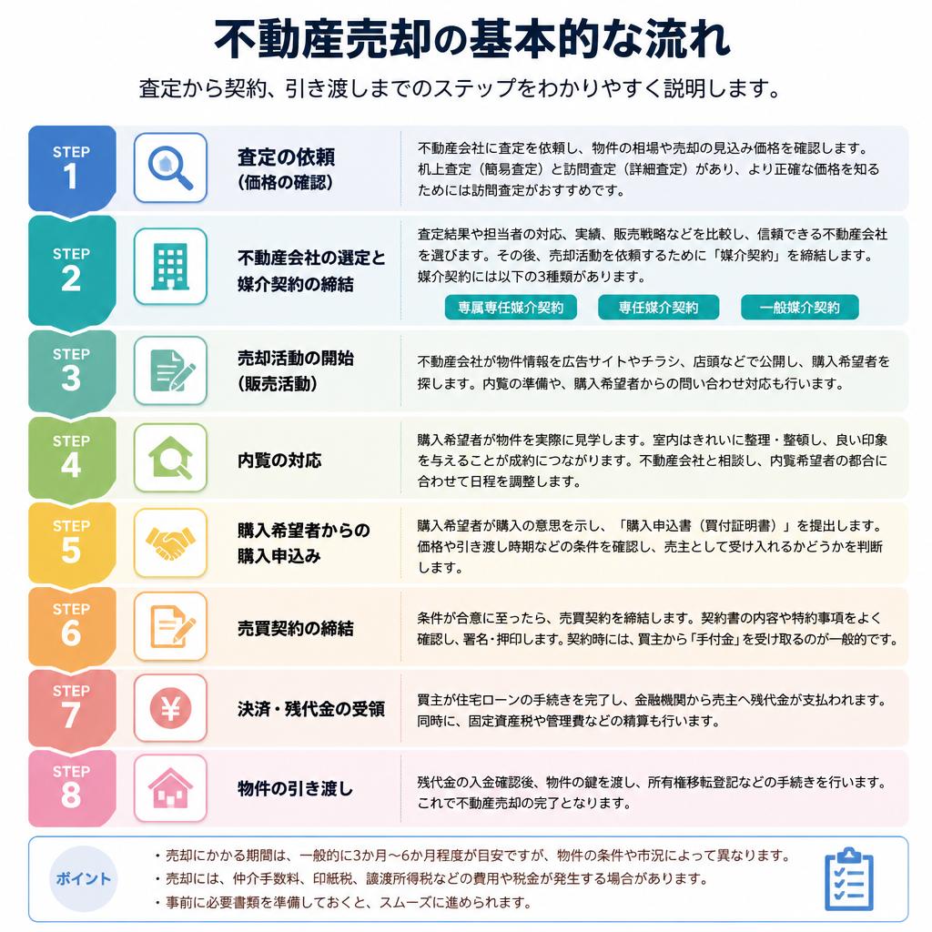 不動産売却の流れ