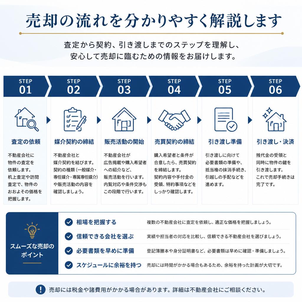 不動産売却の流れ
