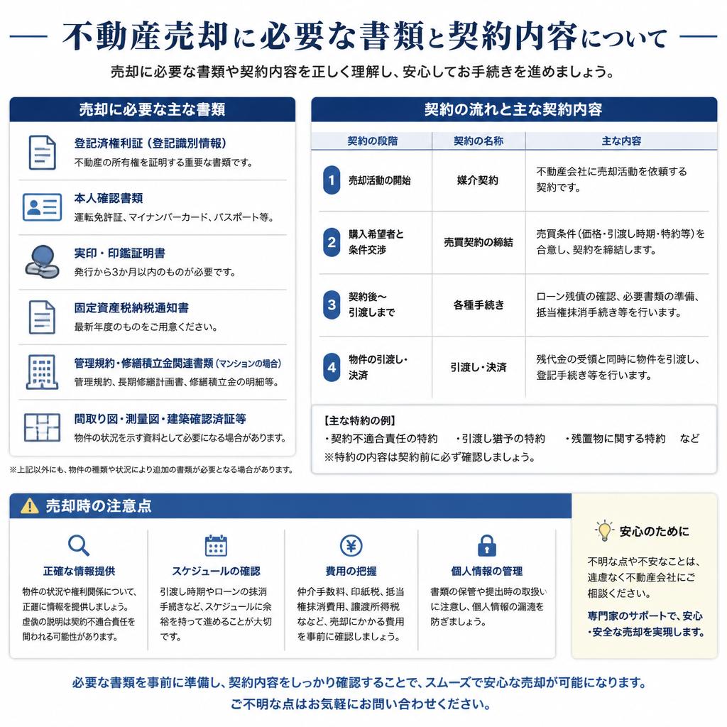売却時の注意点