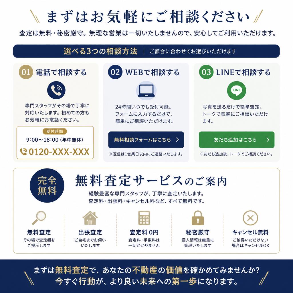 7. お問い合わせ・無料相談のご案内