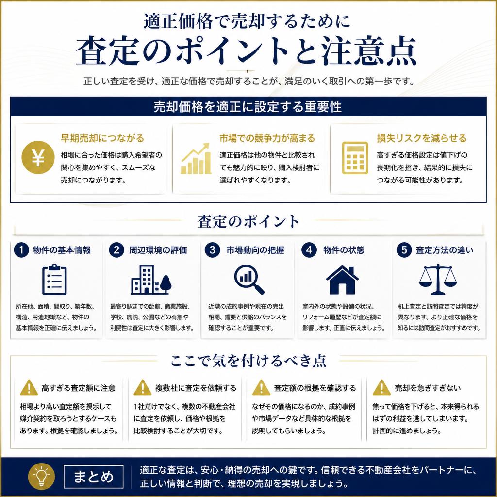後悔しないための査定ポイント