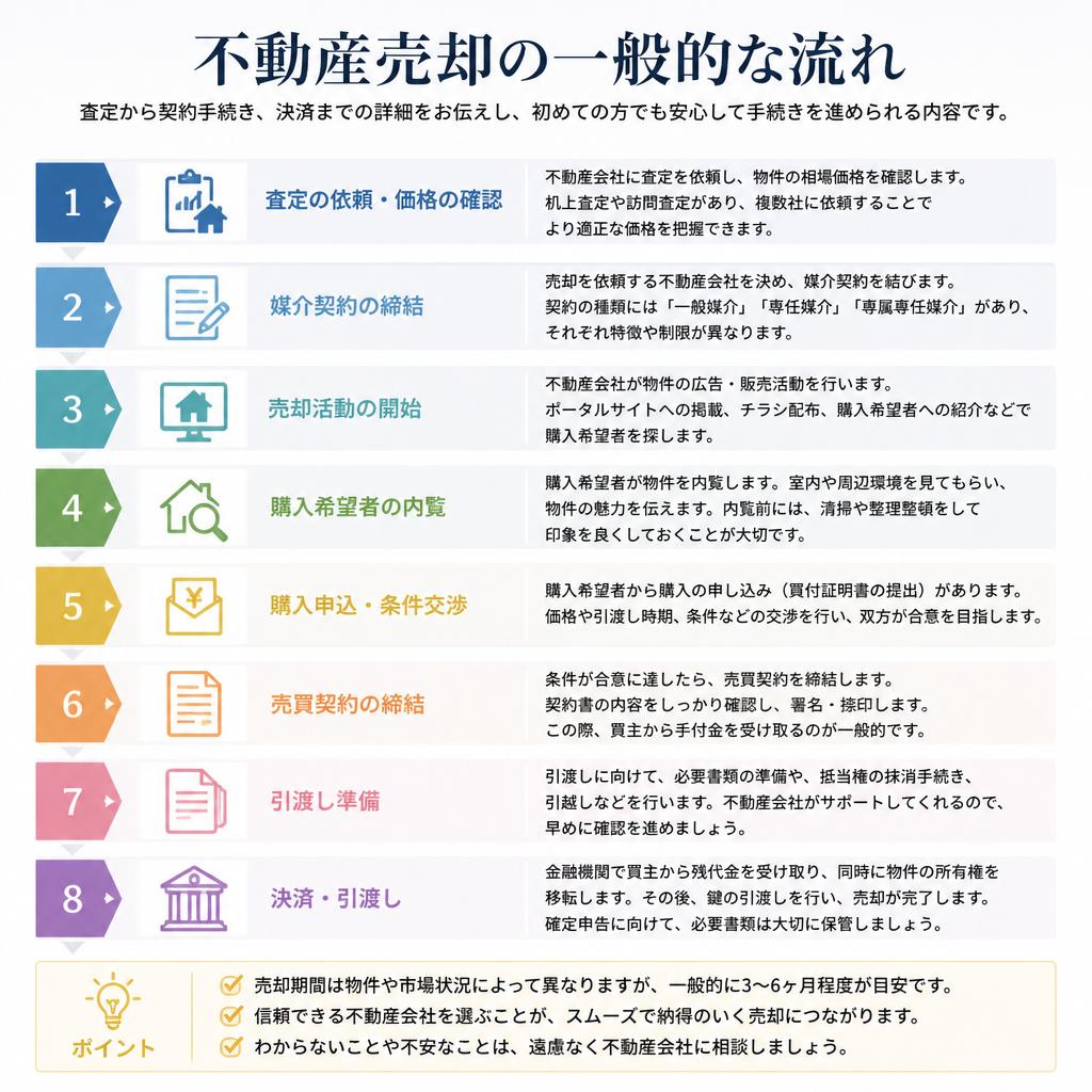 不動産売却の流れ
