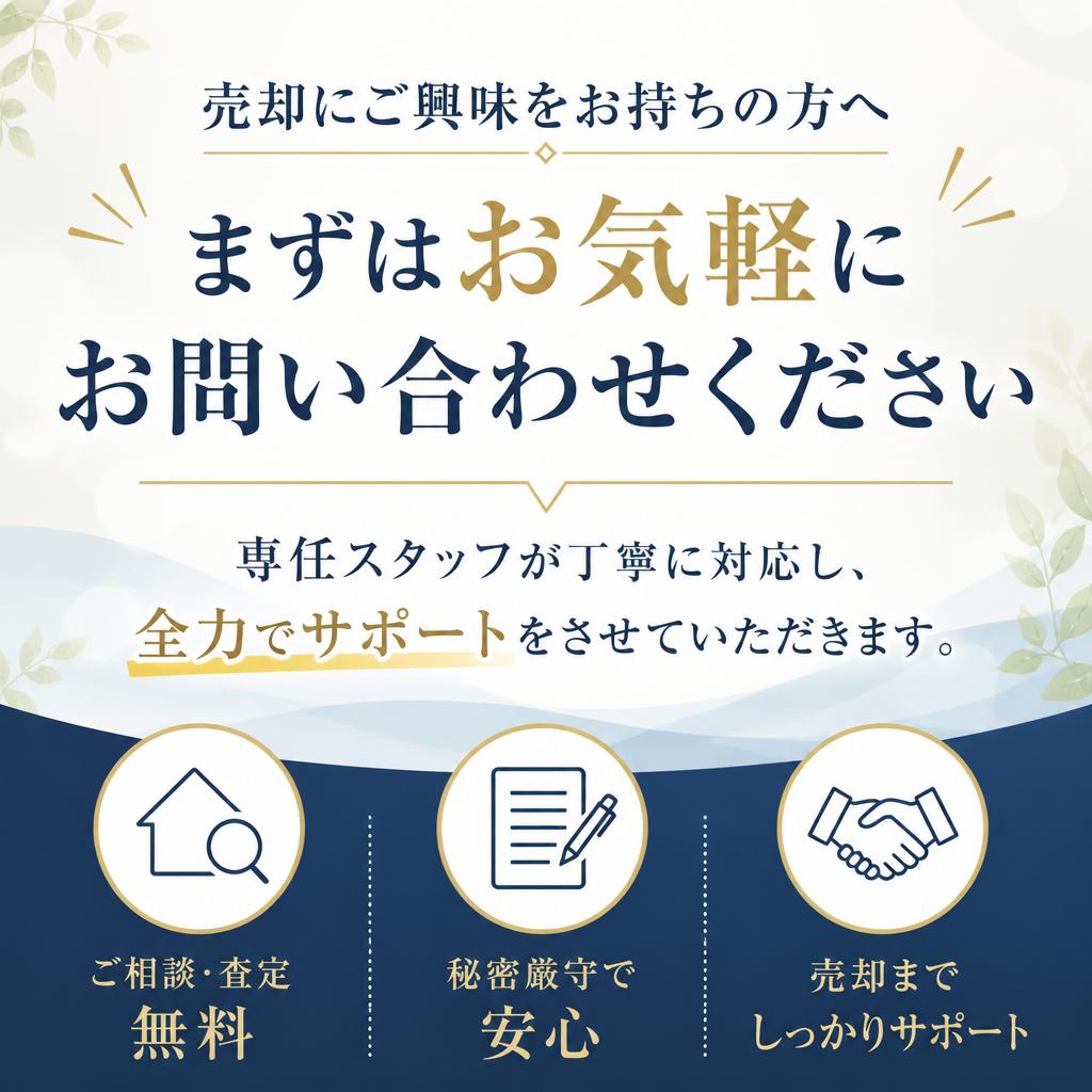 お問い合わせから始める安心のサポート