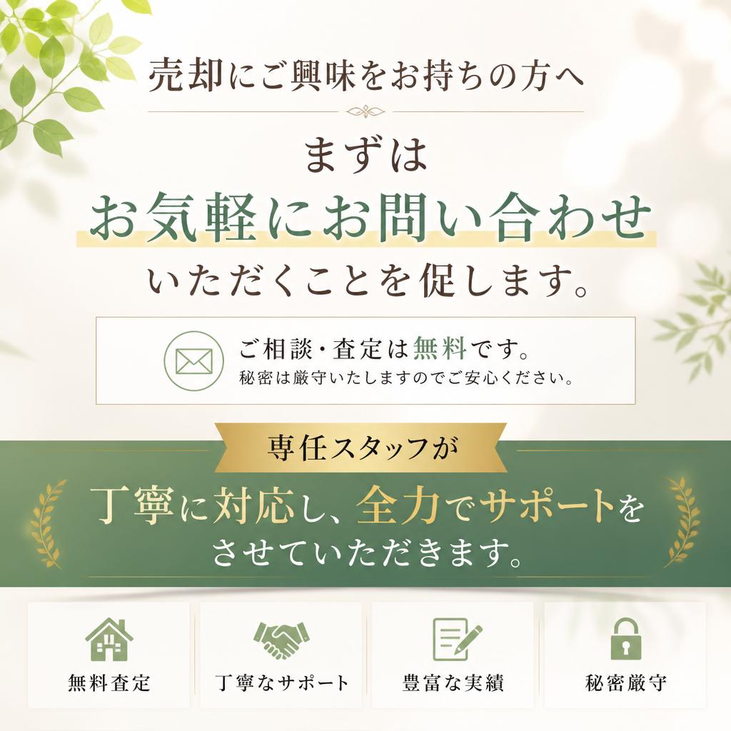 お問い合わせから始める安心のサポート
