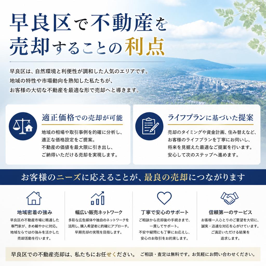 不動産売却におけるメリット