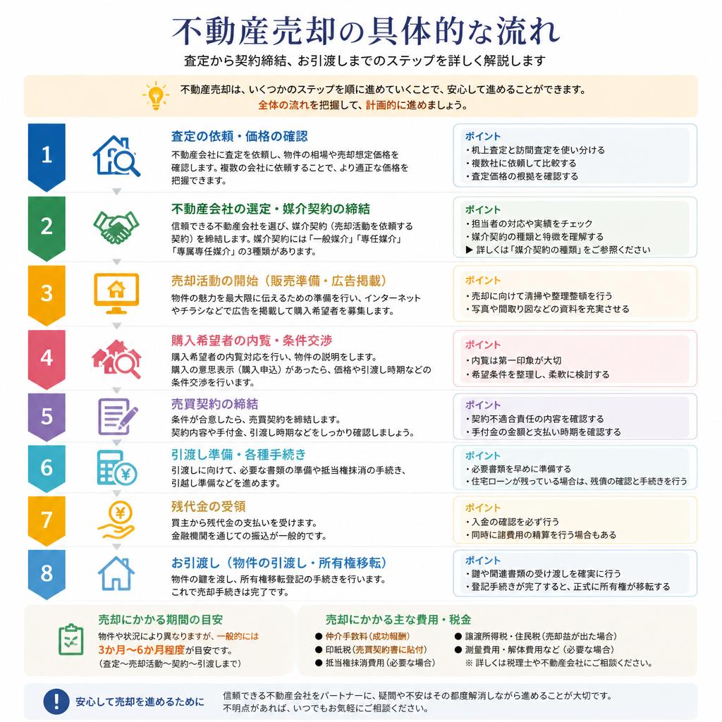不動産売却の流れ