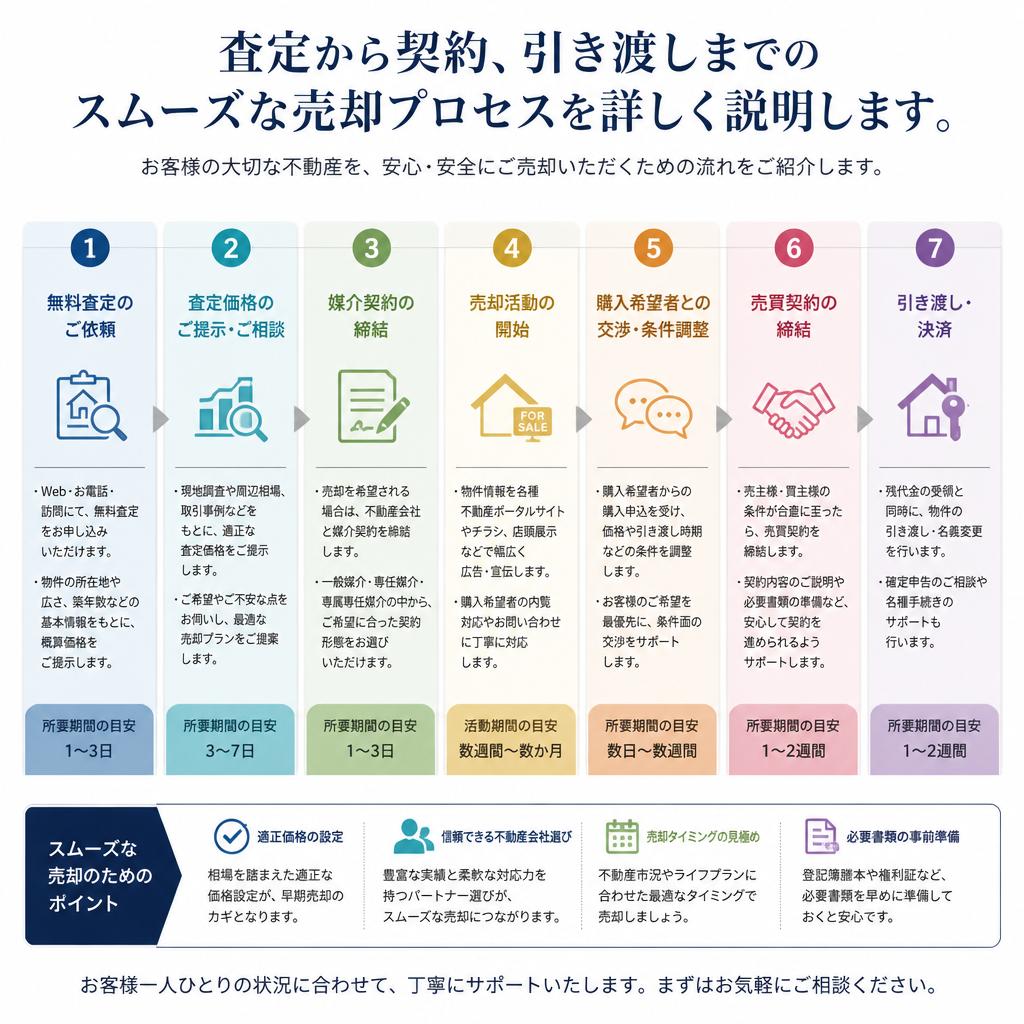 不動産売却の流れ