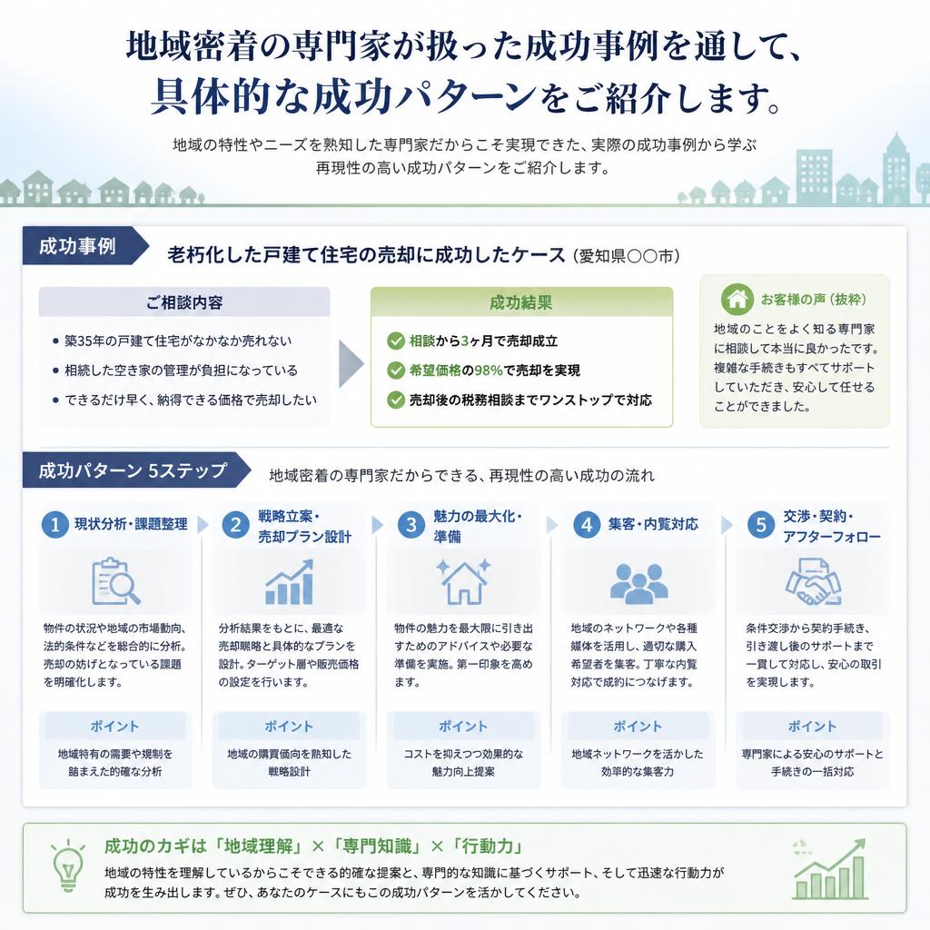 4. 早良区に特有の売却事例と成功事例