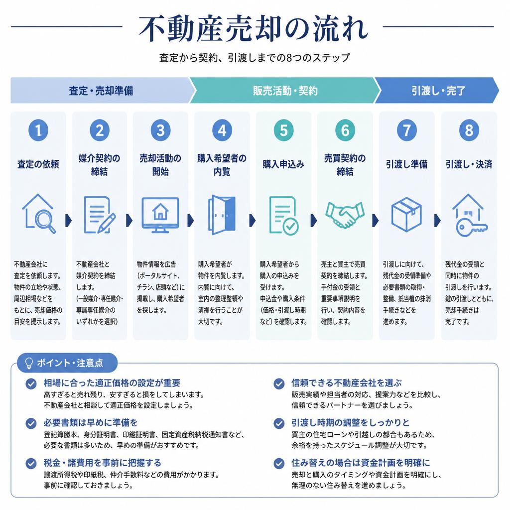 不動産売却の流れ