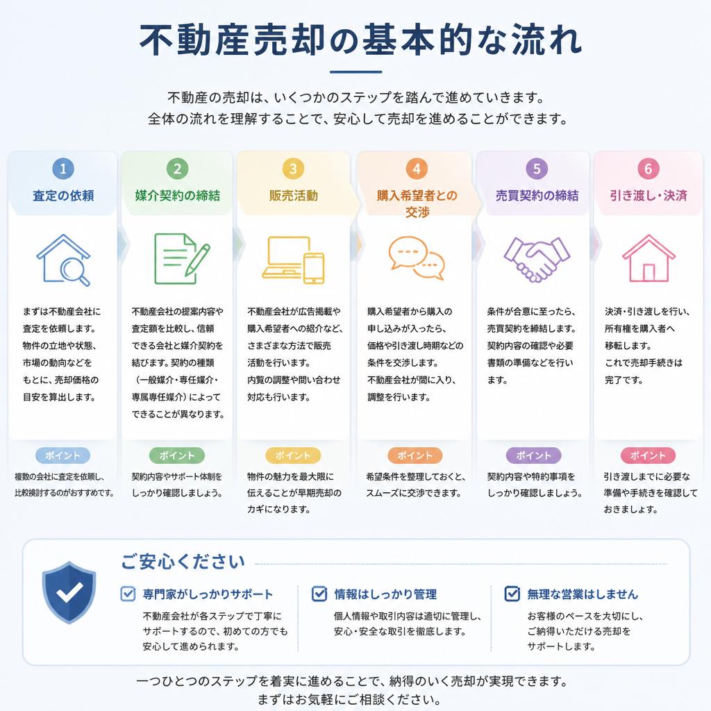 不動産売却の流れとは？