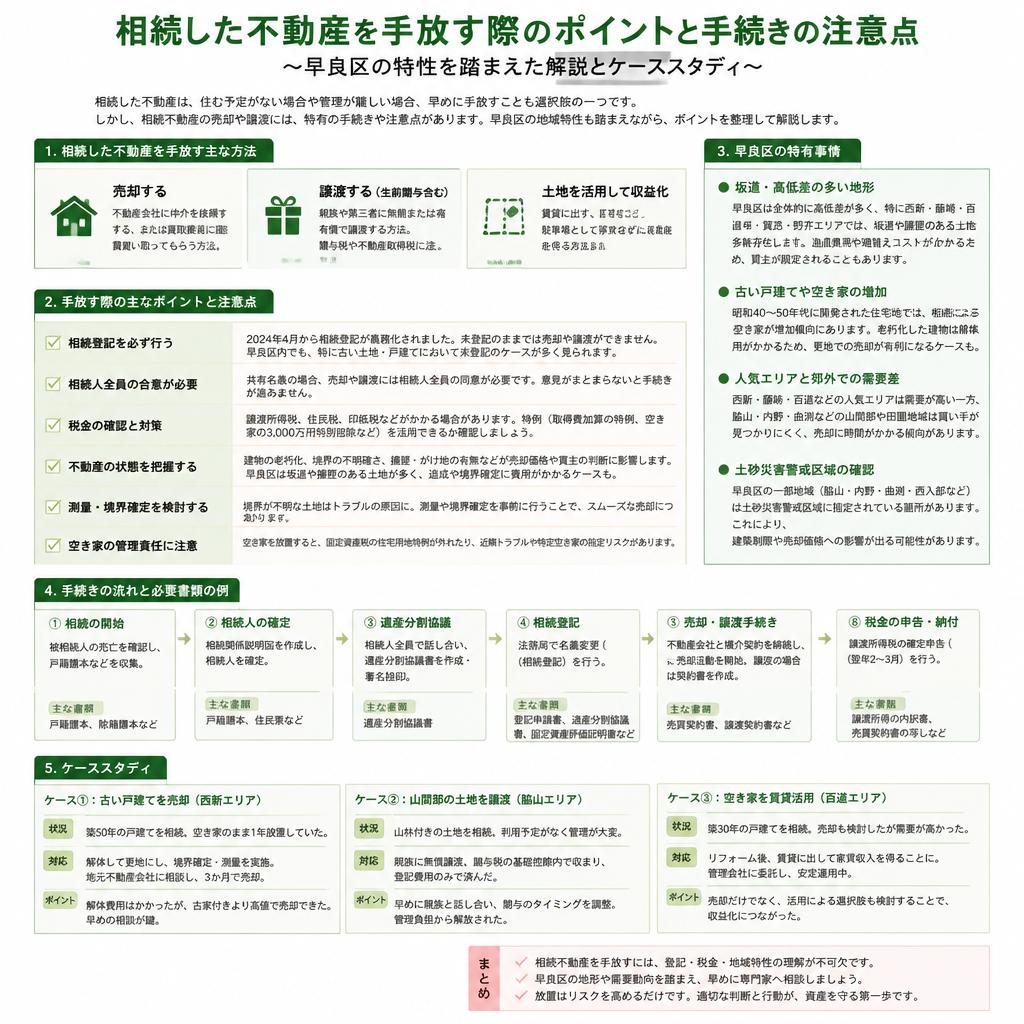 相続物件の売却サポート