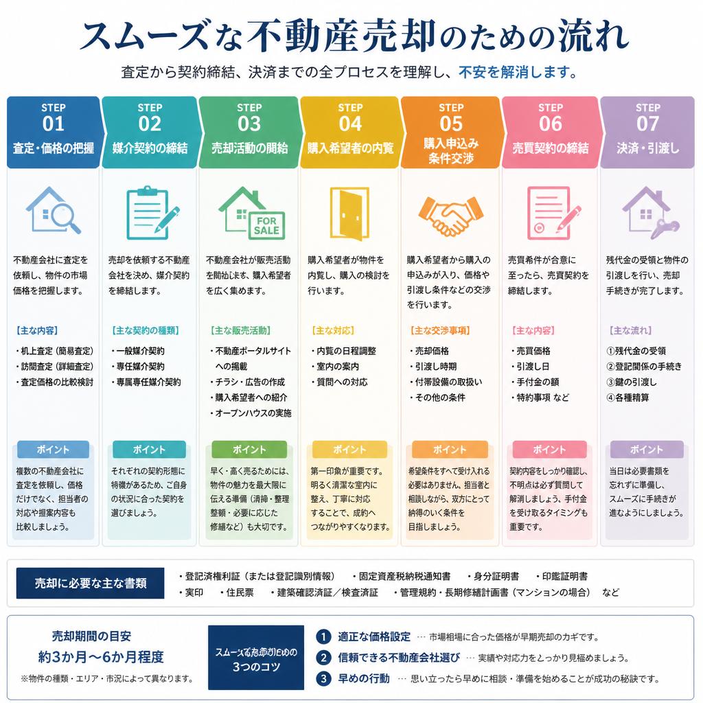 不動産売却の流れ