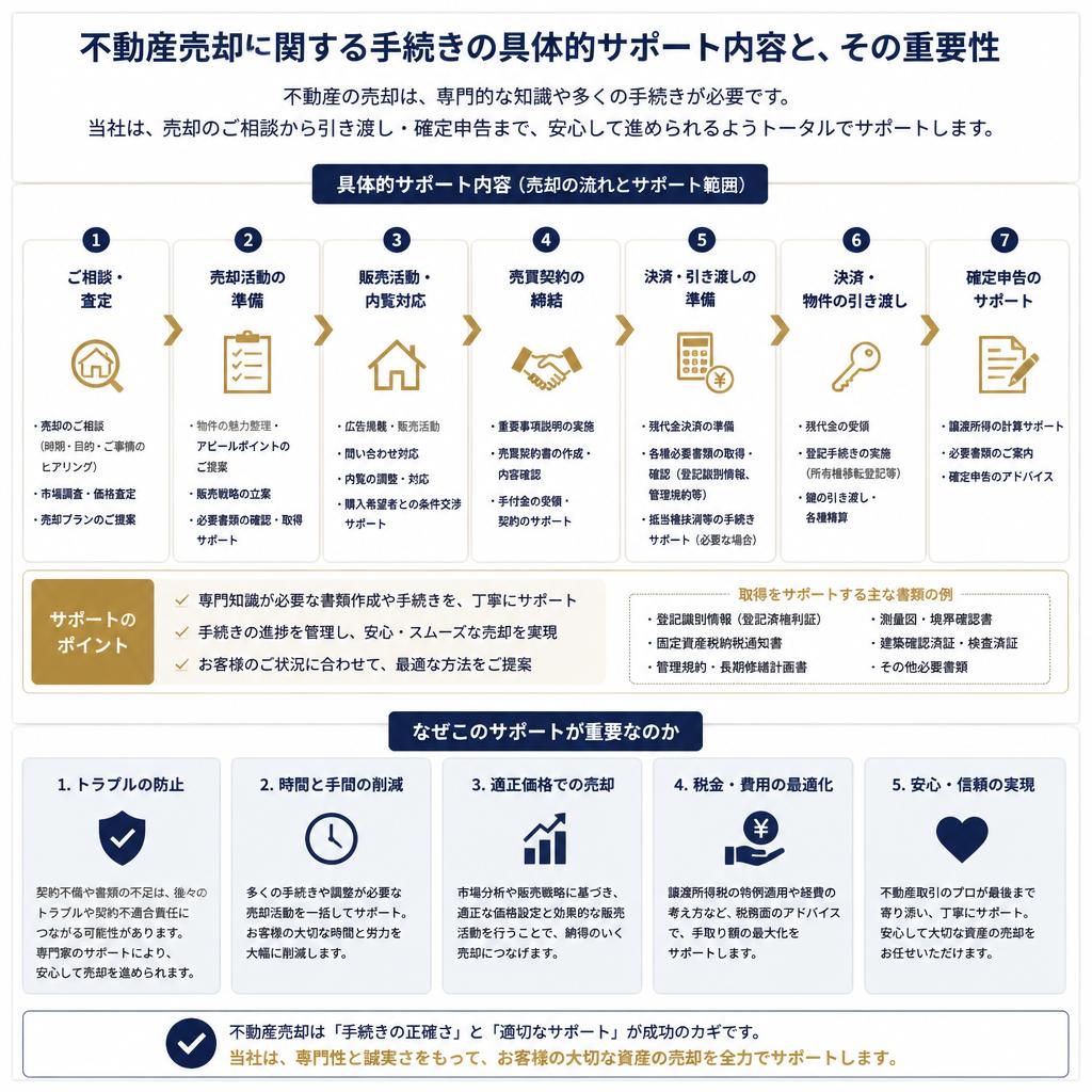 手続きのサポートとその重要性