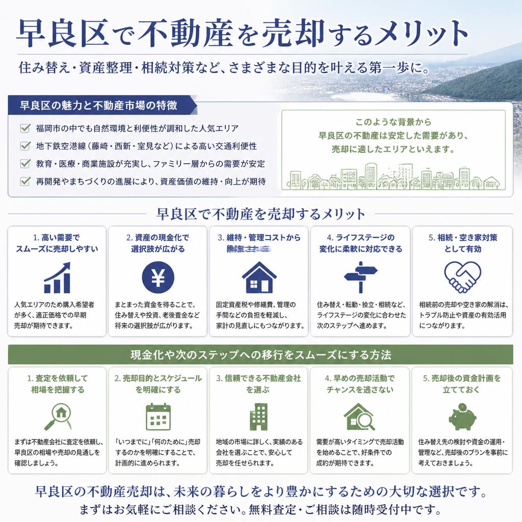 不動産売却のメリット