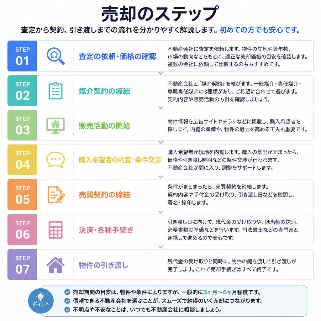 不動産売却の流れ