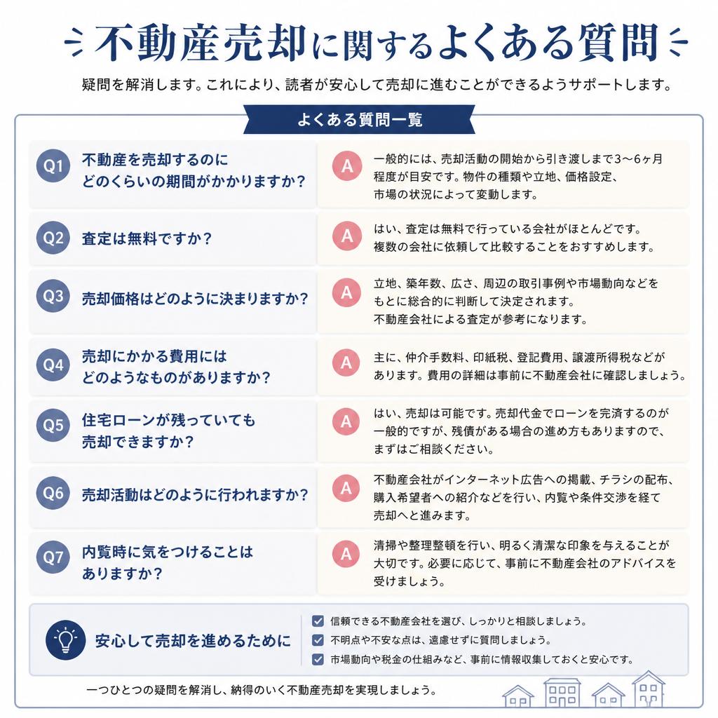お悩み解決！よくある質問