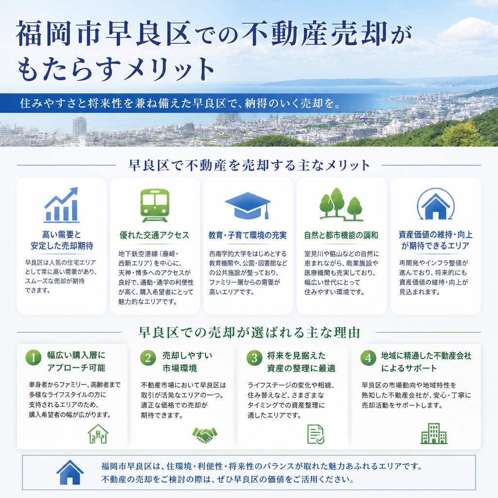不動産売却のメリット