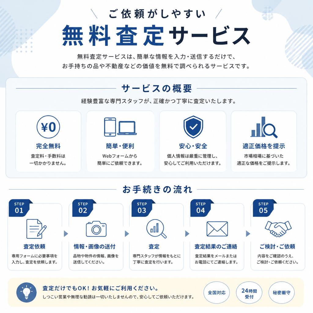 無料査定について