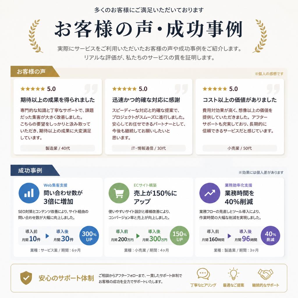 お客様の声
