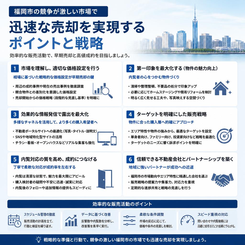 迅速な売却を実現するために
